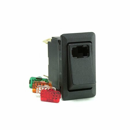 COLE HERSEE Rocker Switch w/Lens Kit SPST 58328-100-BP